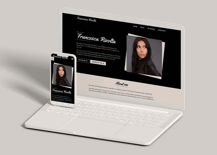 תמונה לאתר של פרנצ'סקה ריבולטה